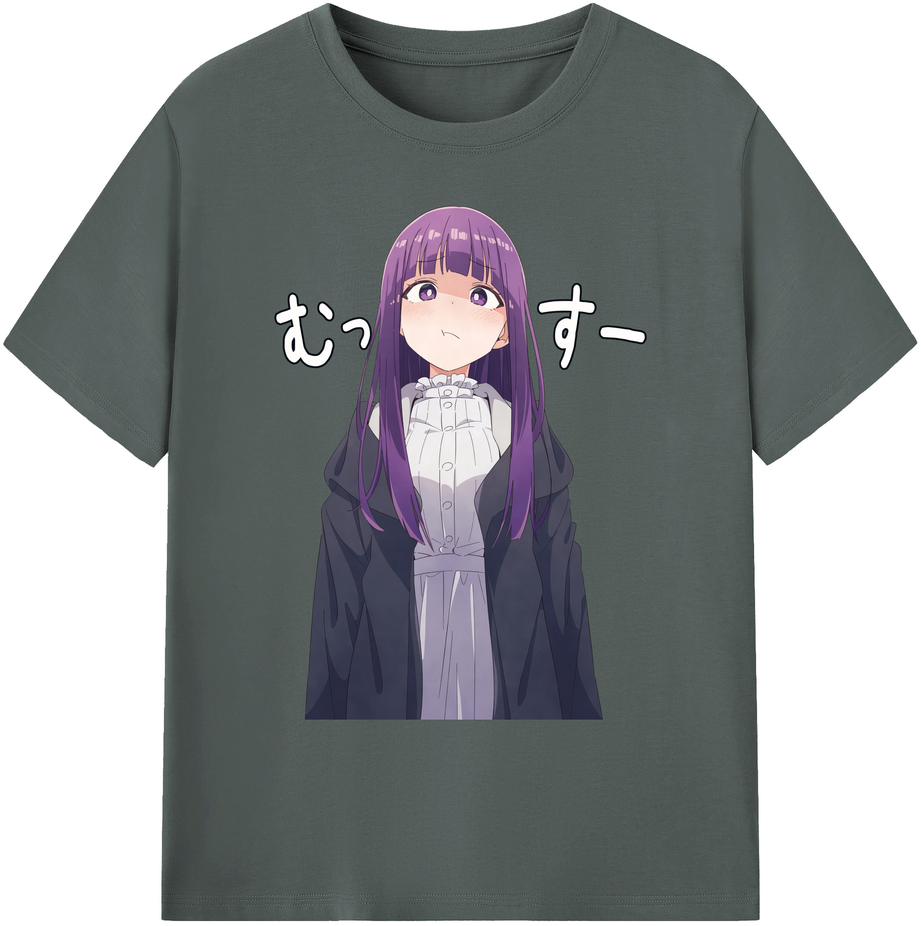 （画像用） 葬送のフリーレン Frieren 綿100％ メンズ半袖Tシャツ｜肌触りやわらか＆通気性